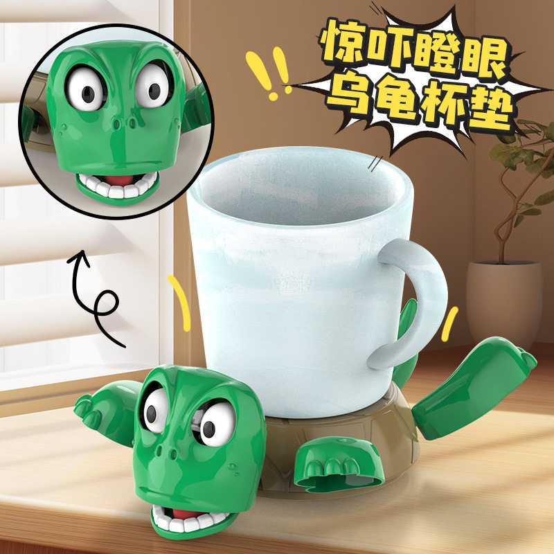这么抽象的杯垫每次喝完水很解压