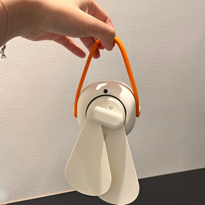 2026新款三脚架小吊扇可充电多功能便携悬挂迷你扇户外露营带夜灯