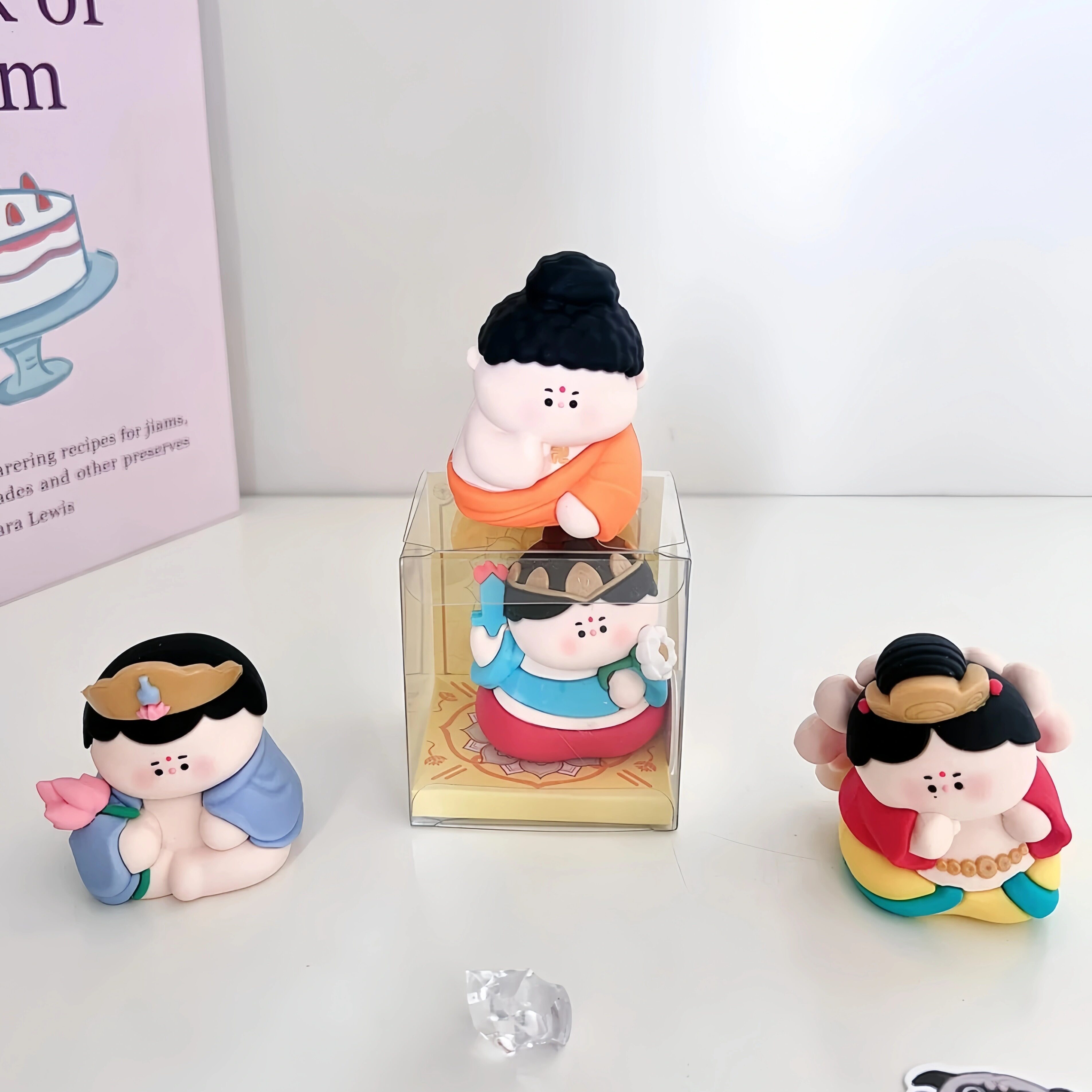 谁能拒绝这么可爱的小佛摆件呢