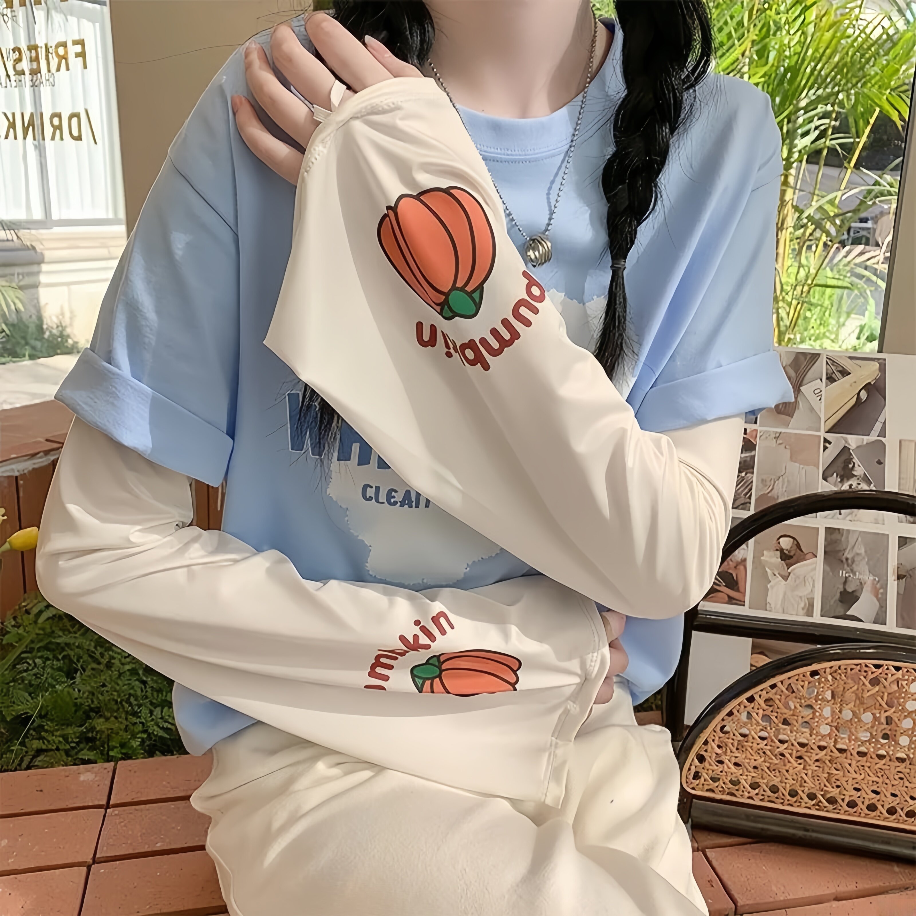 再也不担心晒黑了这款冰袖太赞了