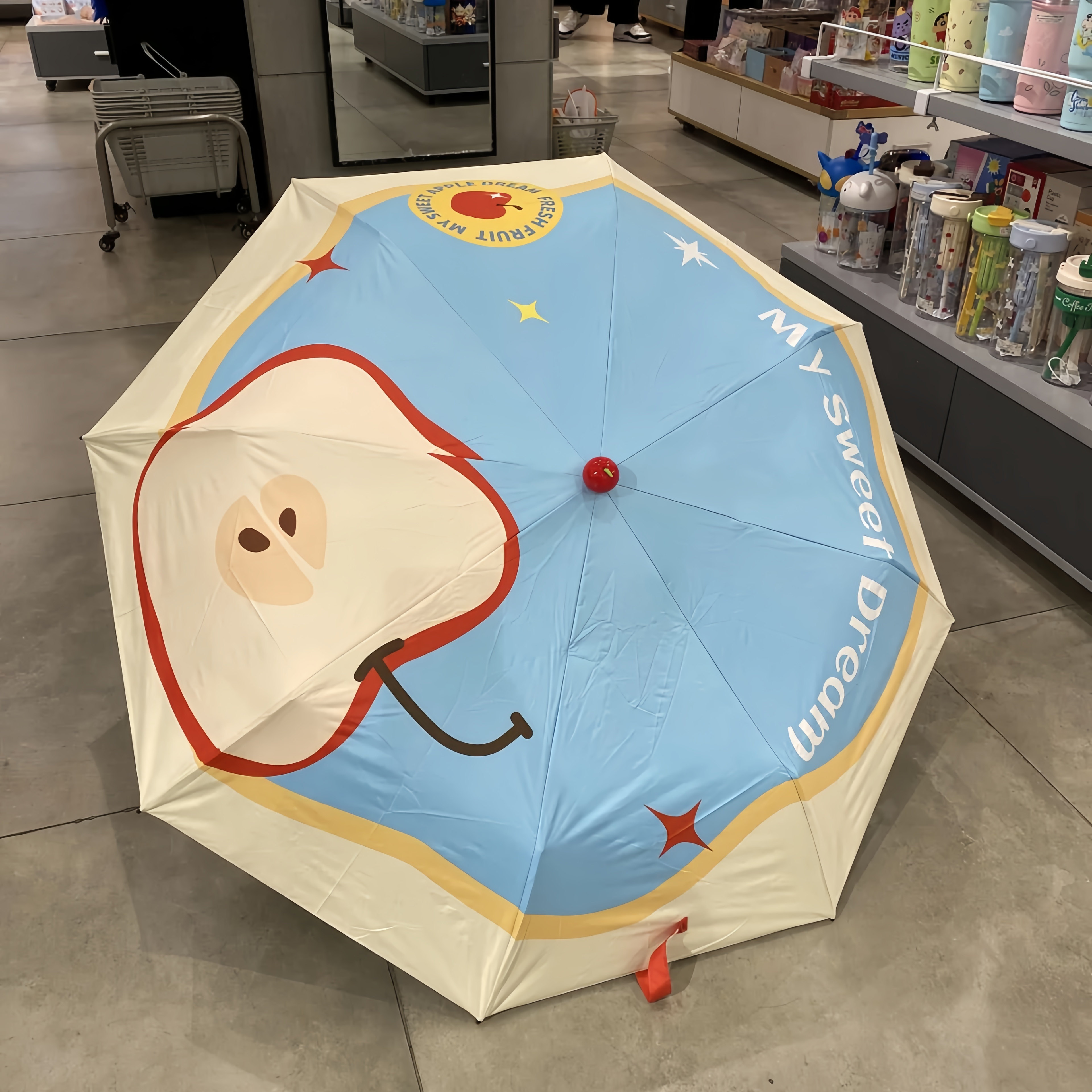 我也拥有晴雨两用红靴子雨伞啦!