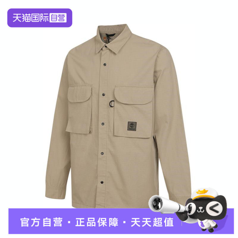 【自营】添柏岚男子Overshirt运动休闲长袖衬衫A69SB-DH4