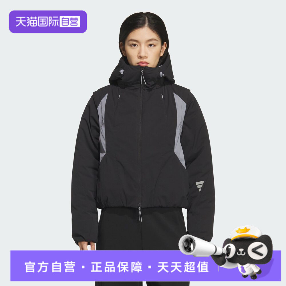 【自营】adidas阿迪达斯女子FOS W PD JKT运动休闲棉服外套KS0072