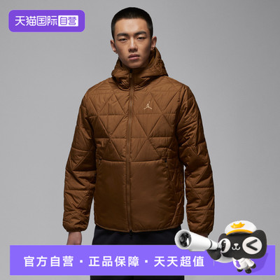 【自营】NIKE耐克男子 jordan 运动休闲连帽棉服外套FZ3163-281