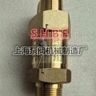 上海凯特KT安全阀11GG18MNMN-TFM 冷媒制冷安全阀DN25 双外螺纹