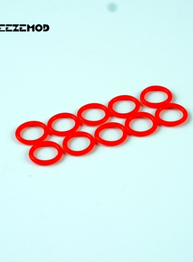 FREEZEMOD G1/4外螺纹密封圈红色 硅胶材质10只装MFQ-G1520C