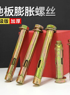 外六角内膨胀螺丝拉爆螺丝钉地板膨胀螺栓内置式膨胀管m6m8m10m12