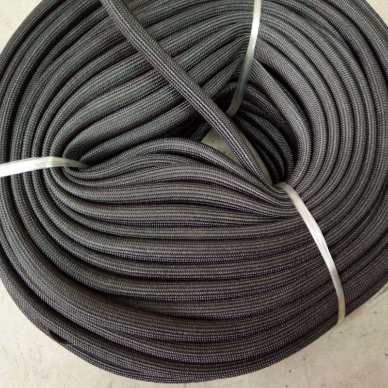 玻璃纤维黑色定纹管 耐高温套管 黄腊管高温管 玻纤管 阻