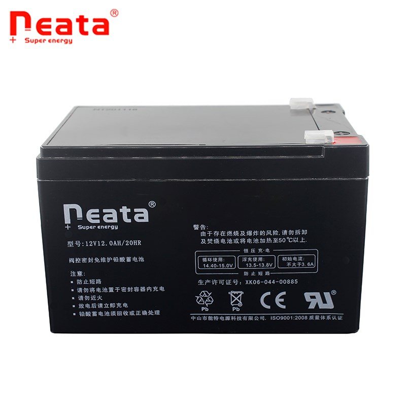 neata能特NT12-12/12V12Ah铅酸蓄电池USP音响6FM12电瓶消防控制箱