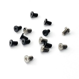 钛合金平头内六角螺丝 M3.5 刀柄折叠刀配件螺丝钉 紧固主轴螺丝