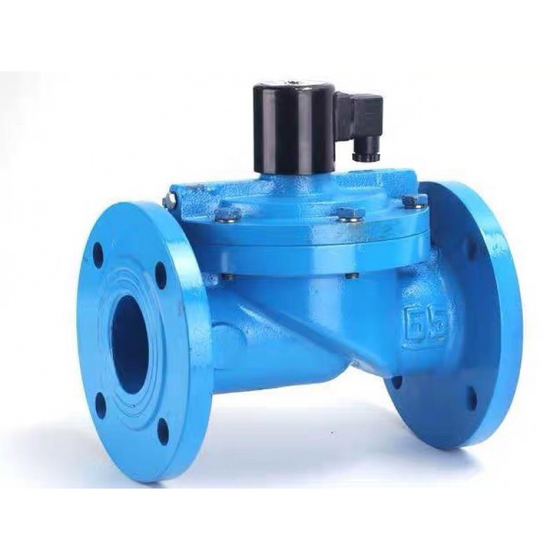 DF-200F ZCS铸铁  8寸法兰式DN200电磁阀常闭型先导式消防灌溉220