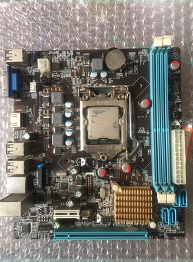 MAHOBAY H61拆机主板带CPU-G550功能正常无维