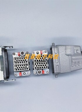 WEVEL威乐 重载连接器 17针34芯 10A电流信号组合哈丁ILME插头