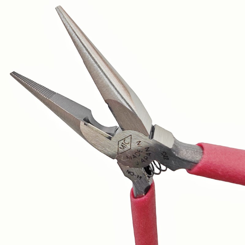 原装正品日本进口MTC13尖嘴钳5寸精密电子尖咀头有无牙钳尖口钳