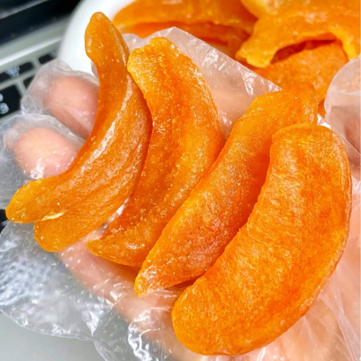 优选黄桃干500克/袋果脯蜜饯办公室零食水果干