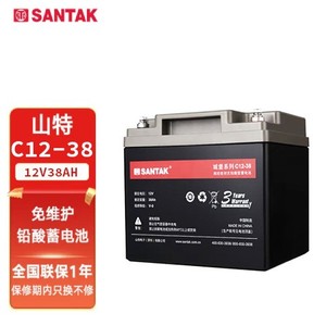 机房电力通讯山特蓄电池C12-38铅酸12v38Ah技术支持ERP系统服务器