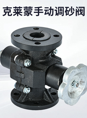 超值CLEMCO克莱蒙特调砂阀落料下砂量控制阀喷砂机手动流量调节阀