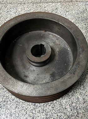 沈阳大连CW6163/6180C一轴4槽皮带轮带轴承位内孔42键宽12外圆250