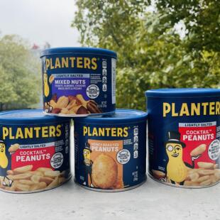 PLANTERS cocktail peanuts美国绅士牌咸味花生/蜂蜜味honey花生