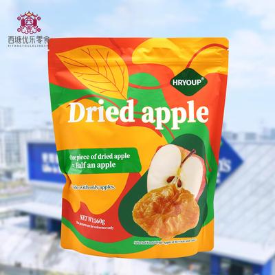 山姆超市会员代购HRYOUP苹果干560g独立小包装红富士水果干可泡水