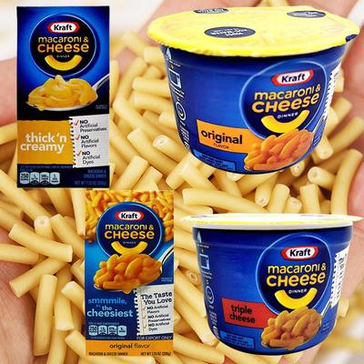 美国卡夫奶酪通心粉安妮牌即食意面Kraft Macaroni Chees