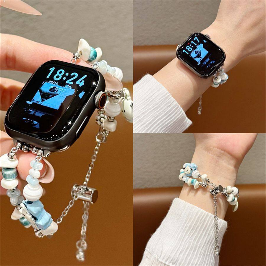 适用荣耀手表5/4表带2i荣耀亲选Watch Haylou青春爱心小狗手环9链,手表,配件,淘宝优惠券,粉丝福利购,淘宝优惠卷