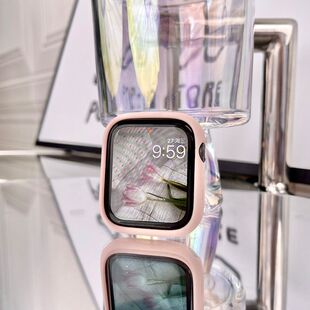 适用S10华强北s9表壳ultra苹果手表Appleiwatch8软硅胶保护套全包