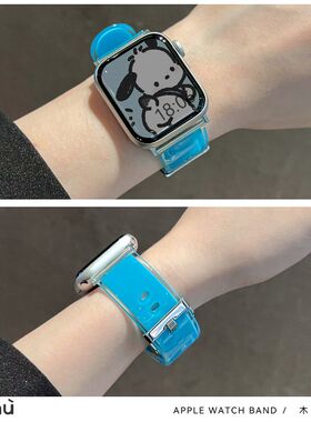 适用OPPOwatch3/3pro表带夏日果冻硅胶OPPOwatchse表带运动ins风