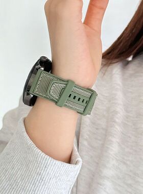 适用高驰pace3手表表带COROS APEXPRO\/PACE2for尼龙复合硅胶腕带