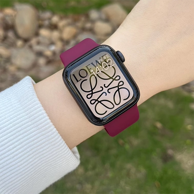 官网s11华强北s10表带ultra2苹果AppleiWatch9手表硅胶女适用