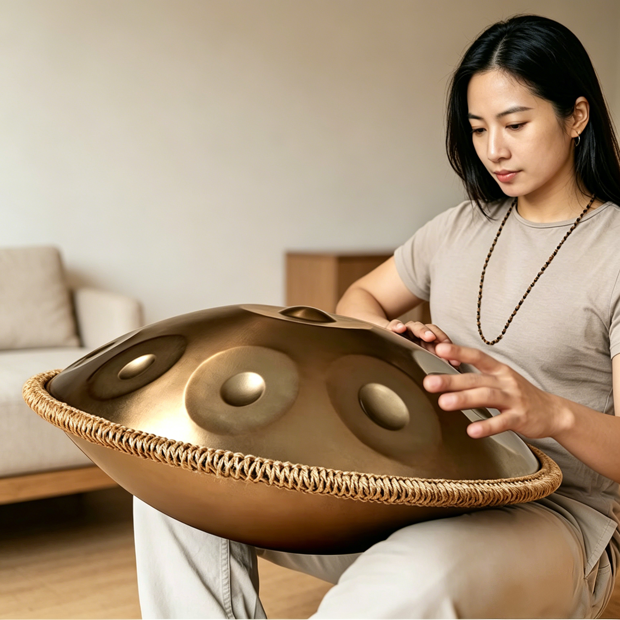 Handpan手碟鼓乐器D小调打击乐器