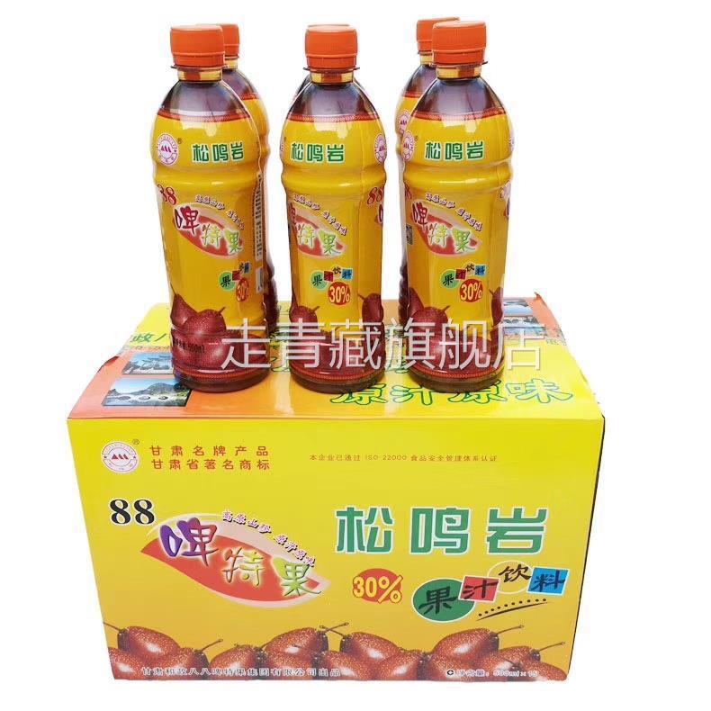 甘肃特产 啤特果汁 和政88啤特果 松鸣岩牌饮料一箱15瓶整箱 包邮