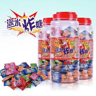 深水炸弹气泡糖泡水糖汽水泡腾片饮料片爆炸果气儿童休闲怀旧零食