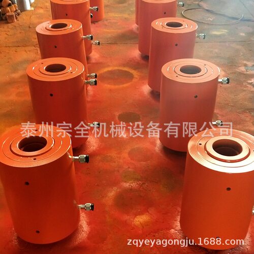 空心千斤顶30T60吨100吨200T300吨500吨穿心式 张拉空心液压千斤