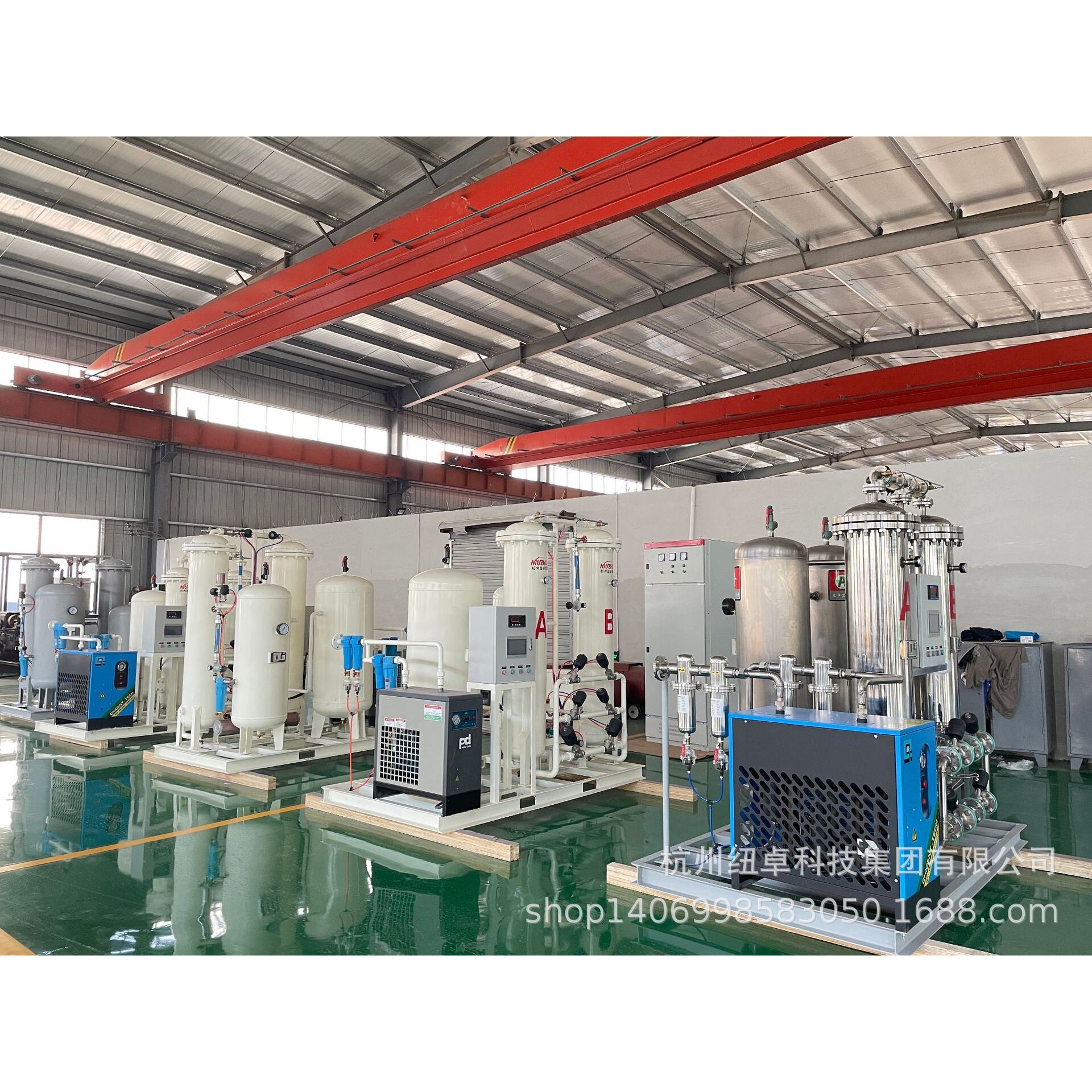 杭州纽卓PSA变压吸附工业制氧机 高产量高纯度高流量制氧产氧设备