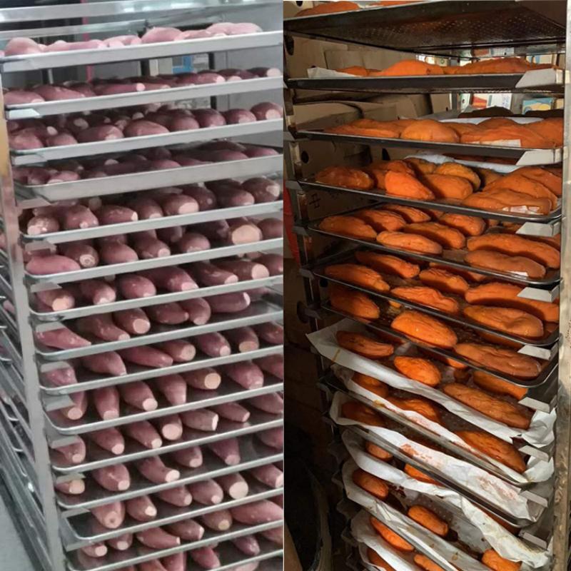 食品厂商用红苕烤炉  多功能热风旋转红薯烘烤炉山东烟台蜜薯烤箱