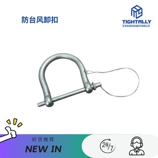 镀锌处理 U型防风安全卸扣 泰德利批量优惠 箱防台风锁扣 集装