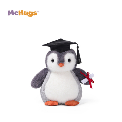 McHugs学士帽企鹅冰冰玩偶娃娃