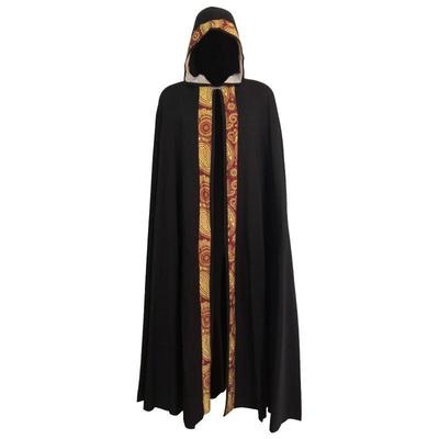 中世纪教堂神职人员宽松礼服斗篷披风金边5色长斗篷