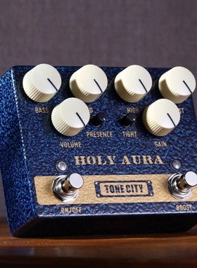 TONE CITY® HOLY AURA 经典美式  高增益金属失真 单块效果器