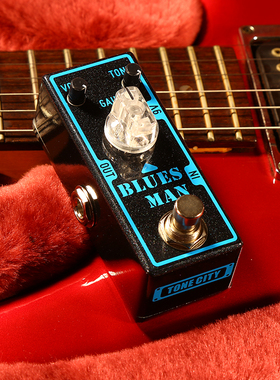 TONE CITY®Blues Man 经典英式过载单块效果器