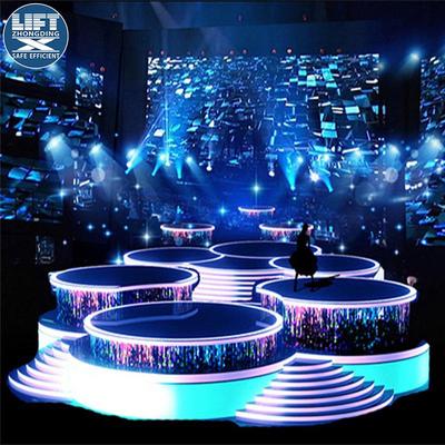 升降舞台 电动液压升降台自动升降旋转舞台厂家圆形升降舞台