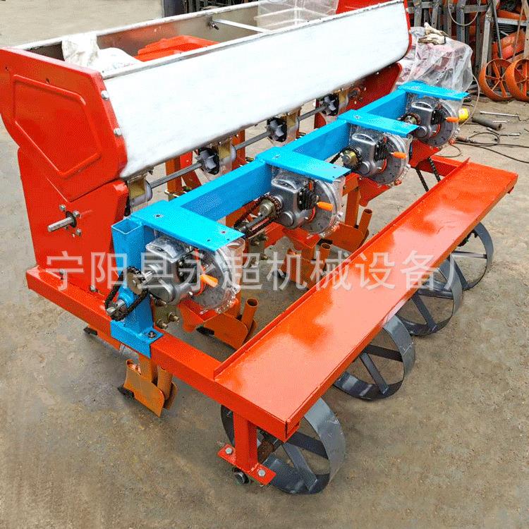 花生播种机4行施肥播种浆腿免耕种植机豆类点播机播种花生机器