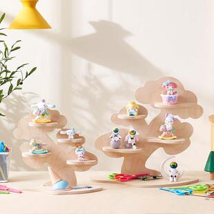 幼儿园手工作品展示架美工区陈列架手办粘土橡皮泥摆摊收纳展示架