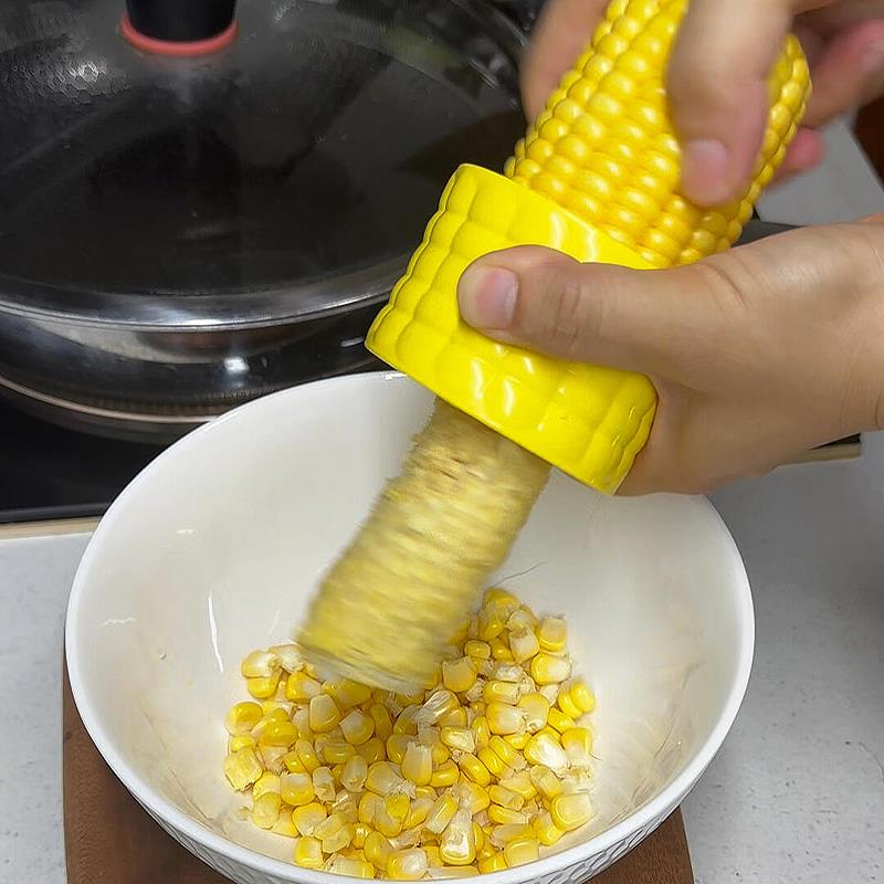剥玉米粒神器家用厨房用品小工具食品级不锈钢旋转玉米刨蔬菜脱粒