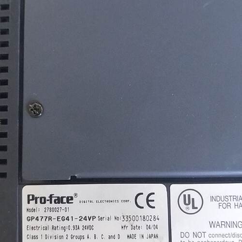 PRO-FACE GP477R-EG41-24VP—议价