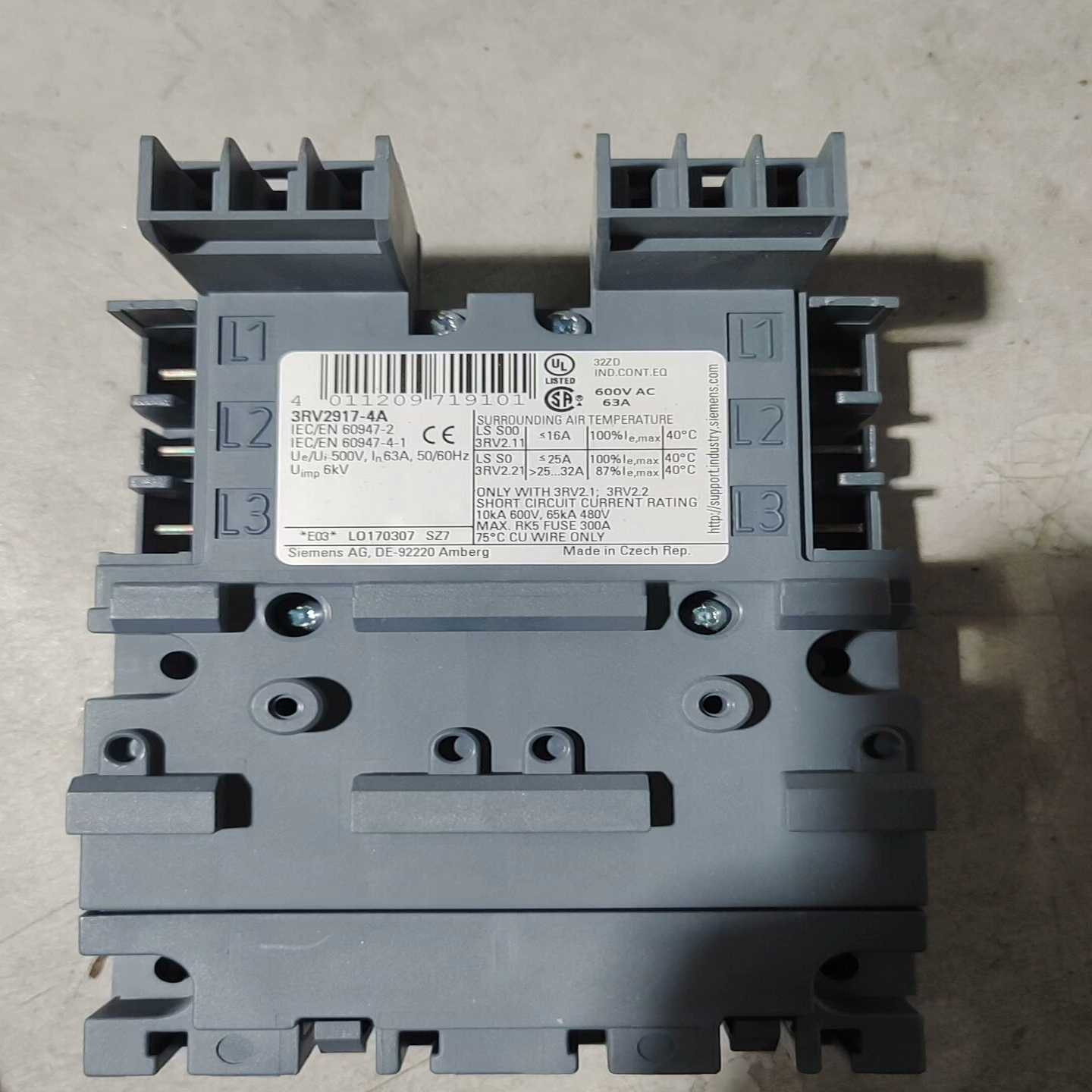 3RV2917-4A带包装如图询价