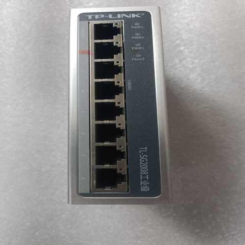 询价普联8口千兆工业以太网交换机TL-SG2008工业级，实物拍