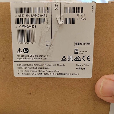 2020S7-1200全新原装开封-议价