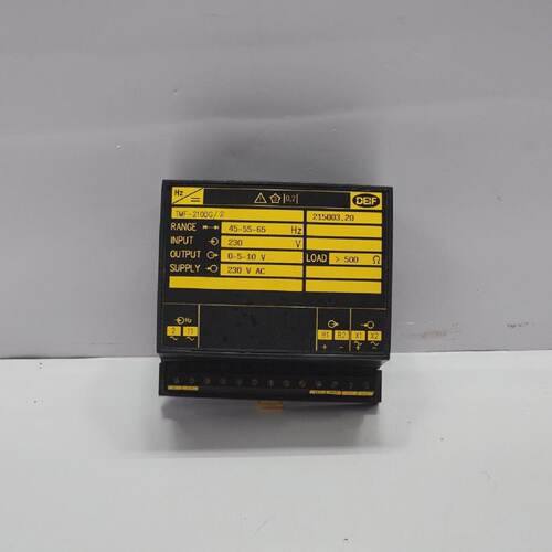 DEIF Tmf210dg2 Red Frecuencia Transductor 230VAC